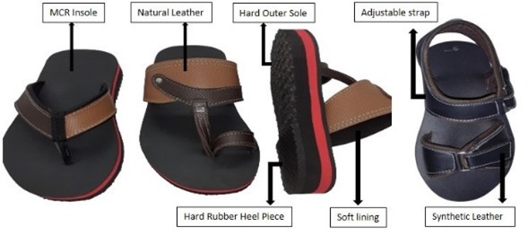 Micro Cellular Rubber (MCR) footwear